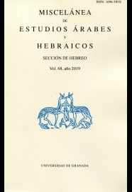 Miscelánea de Estudios Árabes y Hebraicos. Sección de Hebreo (Vol. 68) 2019