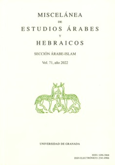 Miscelánea de Estudios Árabes y Hebraicos. Sección Árabe-Islam (Vol. 71) 2022