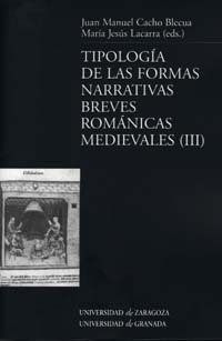 Tipología de las formas narrativas breves románicas medievales  (III)