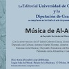 Mesa redonda sobre libros científicos y Presentación del libro “La Música de Al-Andalus”, de Reynaldo Fernández Manzano
