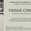 "Presentación del libro ""Paisaje Con+texto"" de Silvia Segarra; Luis Miguel Valenzuela y José Luis Rosúa, editores"