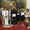 Entrega del premio del XI Certamen Literario de la Biblioteca Universitaria de Granada