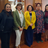 Encuentro de las principales asociaciones de editoriales universitarias de América Latina y el Caribe con la rectora Pilar Aranda.