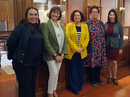 Encuentro de las principales asociaciones de editoriales universitarias de América Latina y el Caribe con la rectora Pilar Aranda.