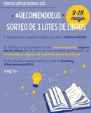 Promoción: #RecomiendoEUG en la Feria del Libro de Granada 2025