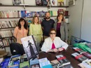 Firma de libros con Antonina Rodrigo en la Feria del Libro de Granada
